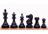 Piezas de ajedrez Clásico ebonisadas 3,5''